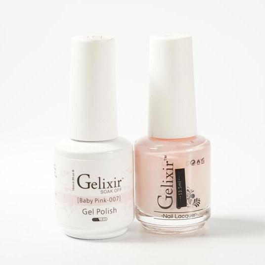 GELIXIR Duo Gel & Matching Polish -Baby Pink GL007