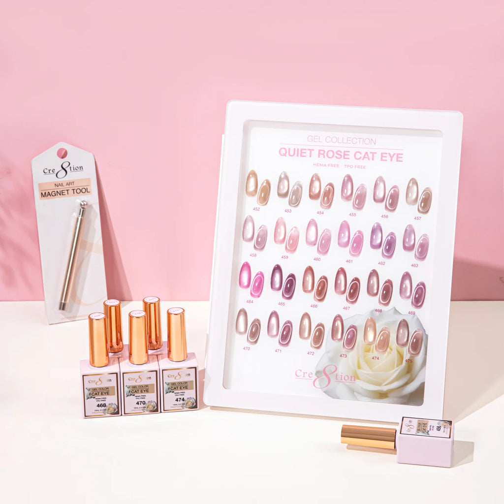 Cre8tion Cat Eye Quiet Rose Kit - 24 Colors
