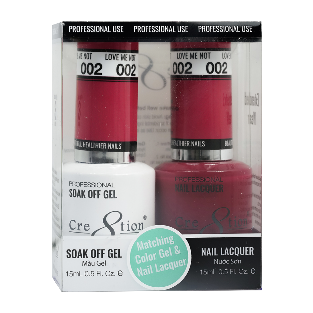 Cre8tion Gel & Lacquer - 02 Cherry