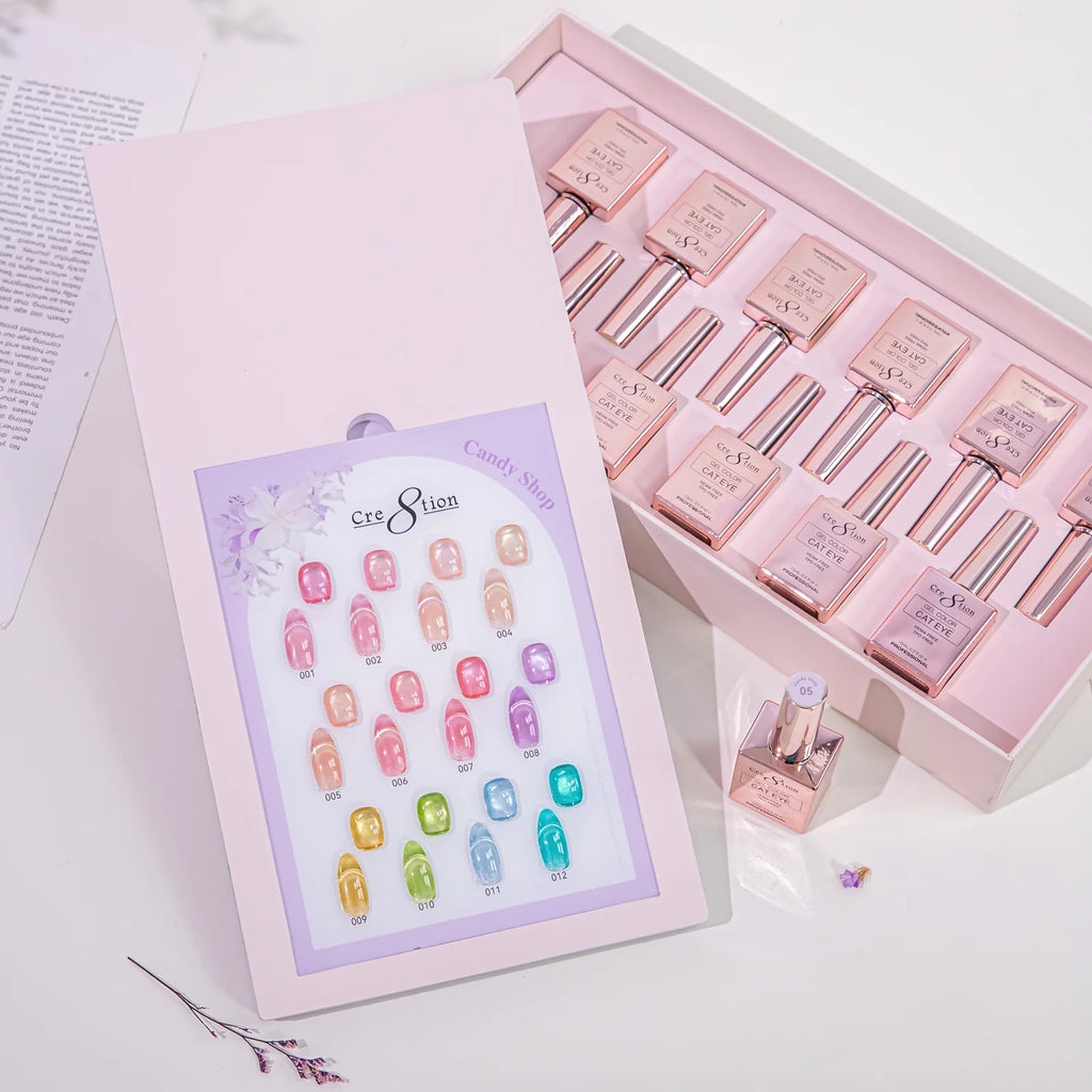 Cre8tion Cat Eye Candy Shop Kit - 12 Colors