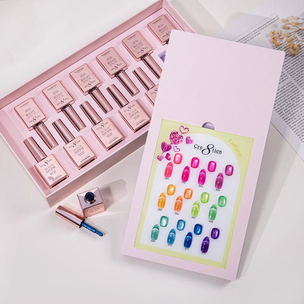 Cre8tion Cat Eye Lollipops Kit - 12 Colors