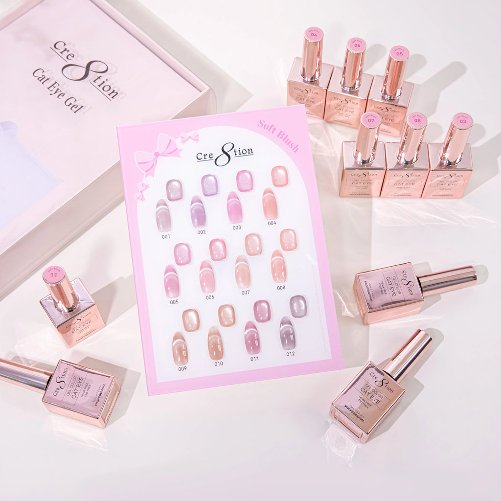 Cre8tion Cat Eye Soft Blush Kit - 12 Colors
