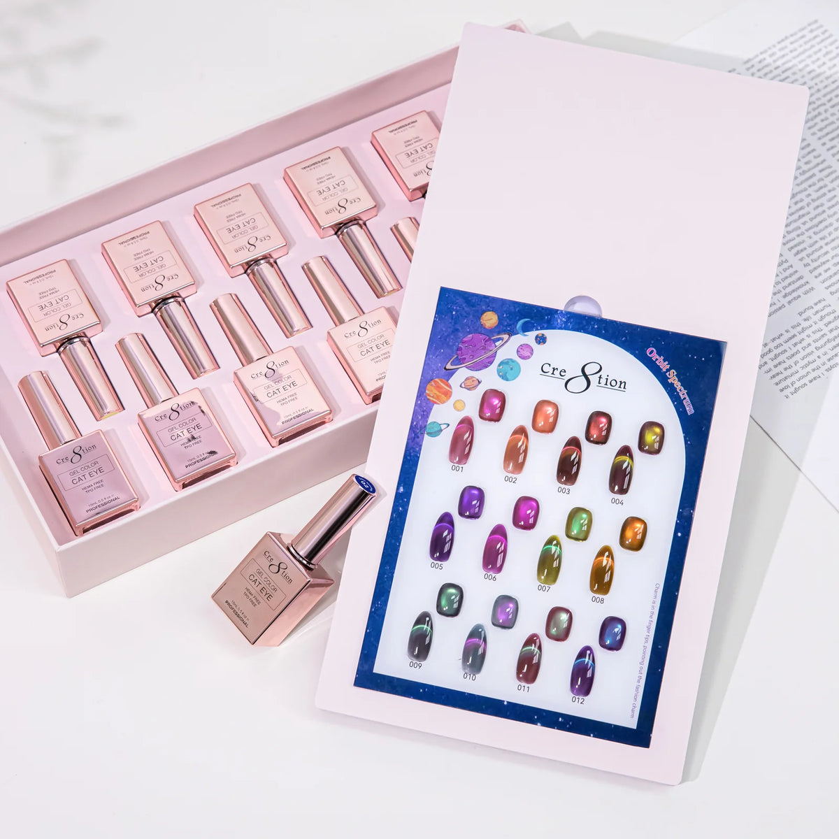 Cre8tion Cat Eye Orbit Spectrum Kit - 12 Colors
