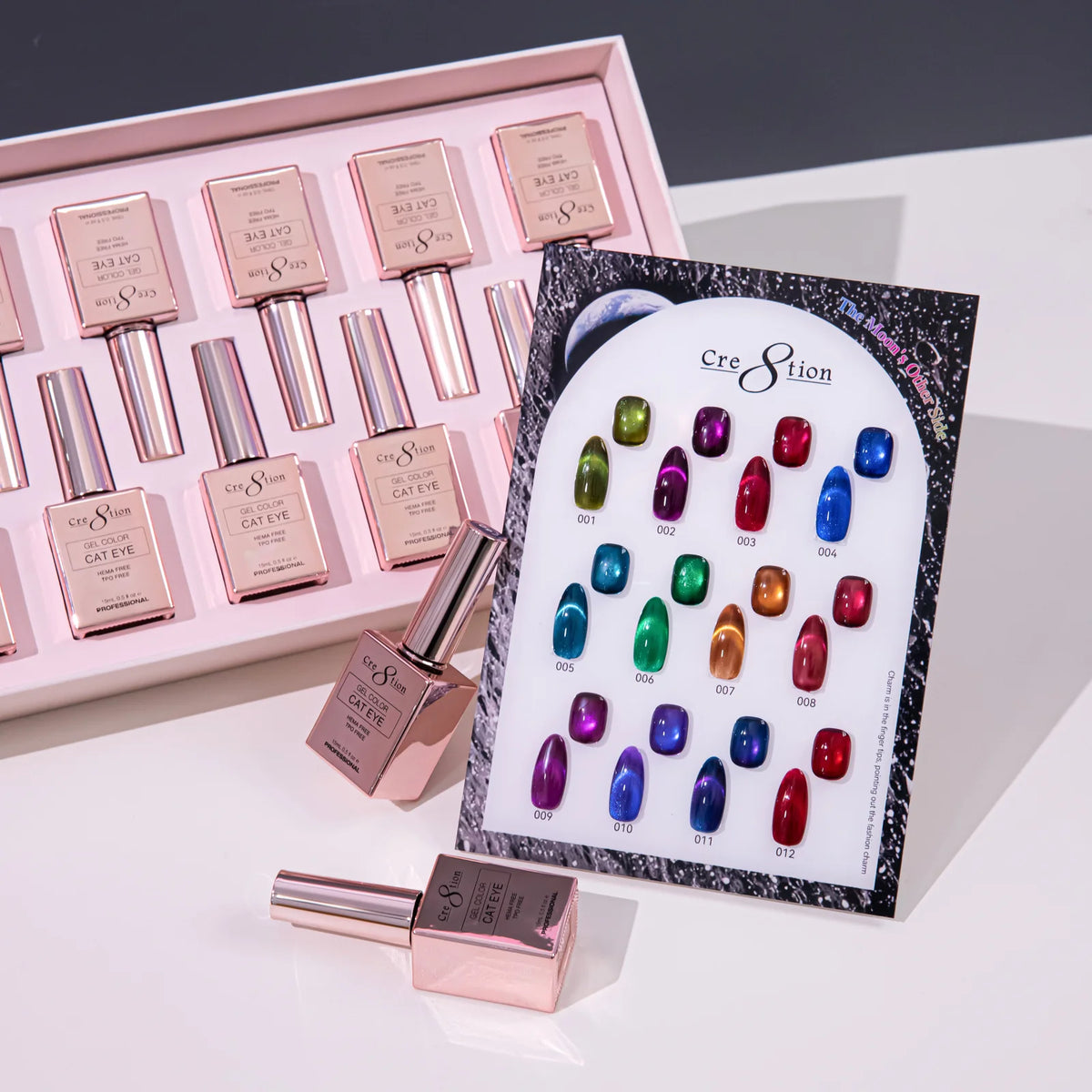 Cre8tion Cat Eye The Moon's Other Side Kit - 12 Colors