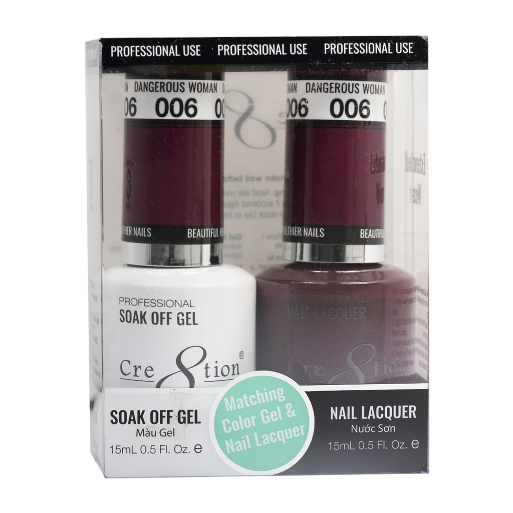 Cre8tion Gel & Lacquer - 06 Dangerous Woman