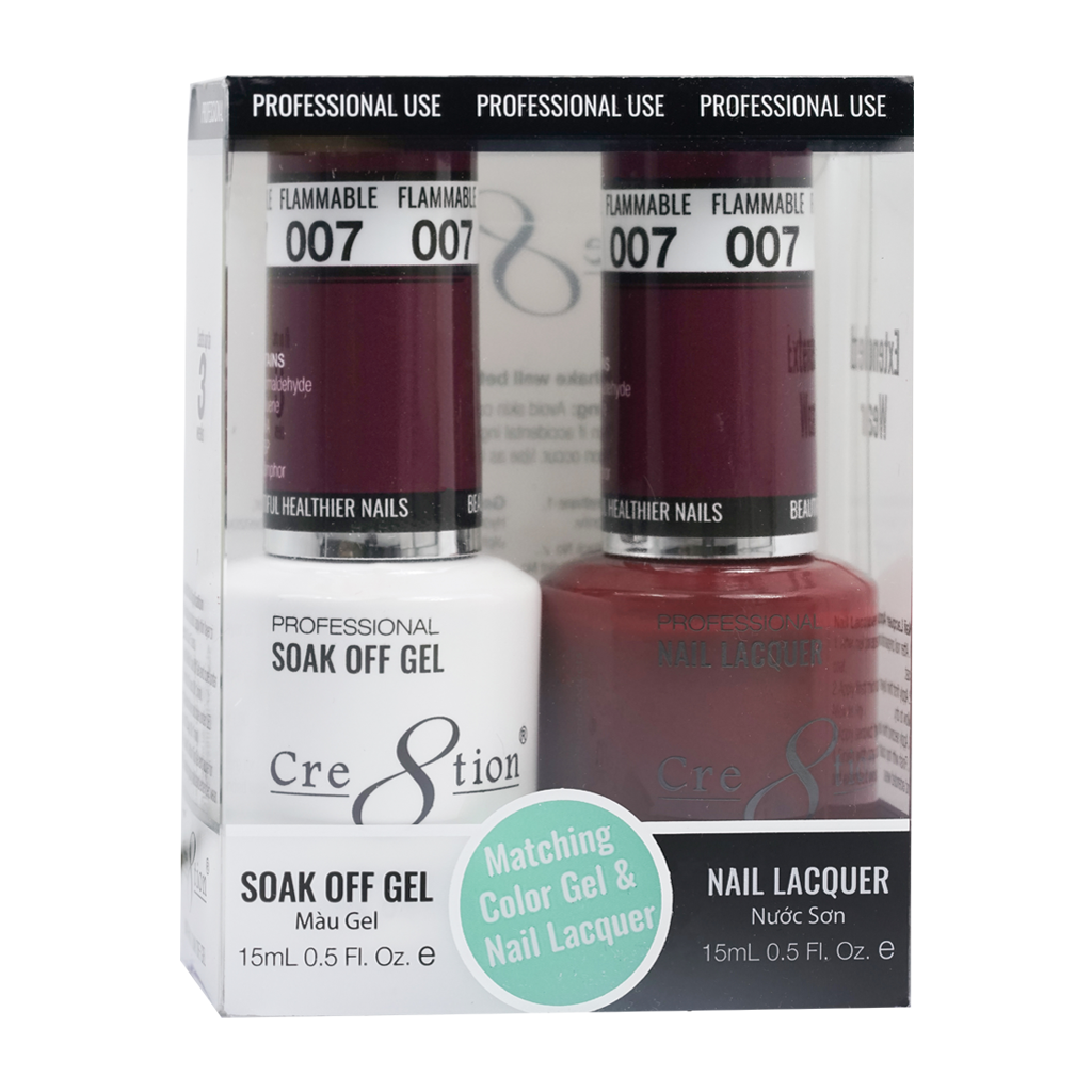 Cre8tion Gel & Lacquer - 07 Flammable