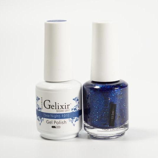 GELIXIR Duo Gel & Matching Polish -Sea Night GL101