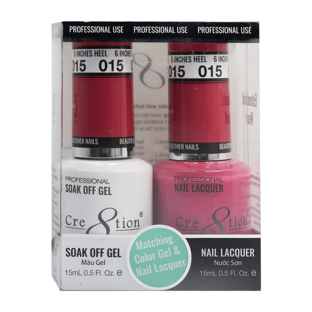 Cre8tion Gel & Lacquer - 15- 6 Inches Heel