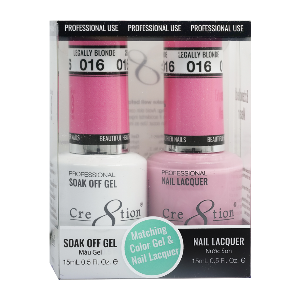 Cre8tion Gel & Lacquer - 16 Legally Blonde