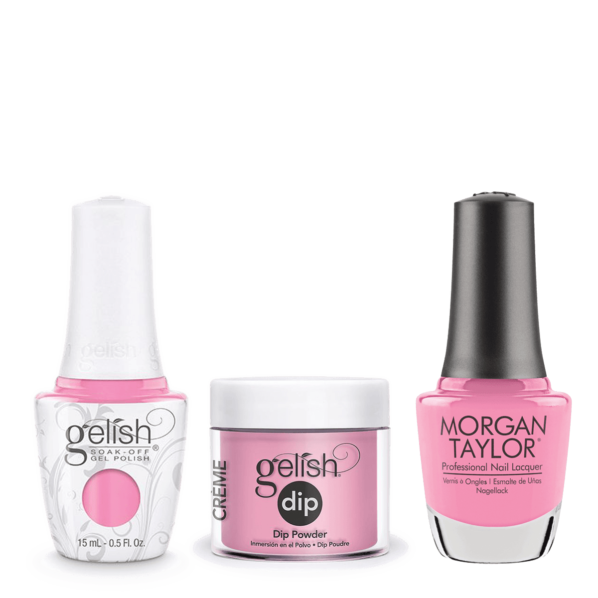 Gelish 3in1 Matching Trio – 178 Look At You Pink-achu