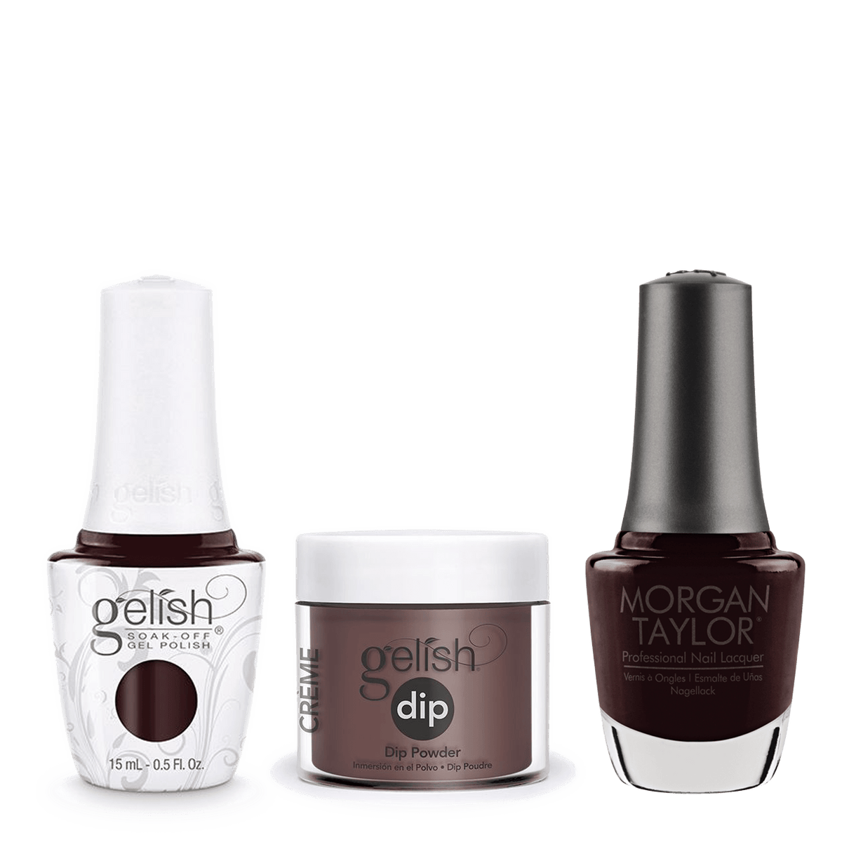 Gelish 3in1 Matching Trio – 183 Pumps Or Cowboy Boots