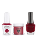 Gelish 3in1 Matching Trio – 189 Ruby Two-Shoes