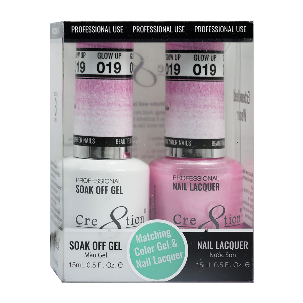 Cre8tion Gel & Lacquer - 19 Glow Up (Shimmery)