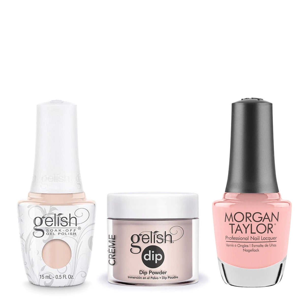 Gelish 3in1 Matching Trio – 203 Prim-Rose & Proper