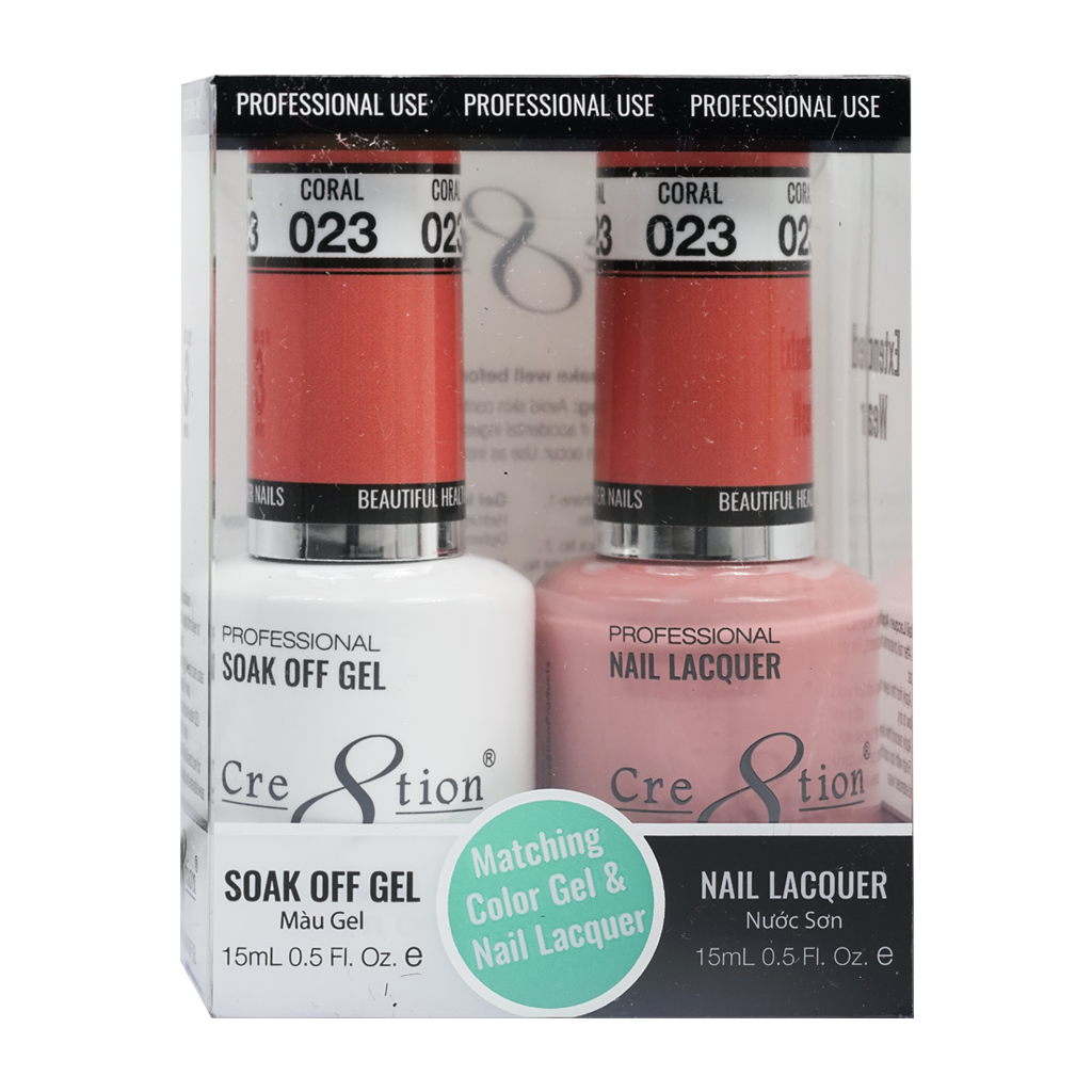 Cre8tion Gel & Lacquer - 23 Coral