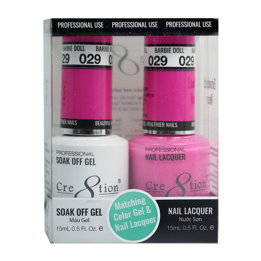 Cre8tion Gel & Lacquer - 29 Barbie Doll (Neon)
