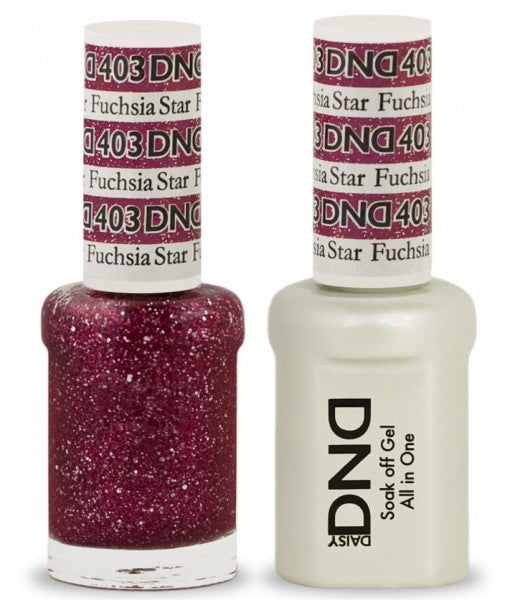 DND Gel & Lacquer - 403 Fuchsia Star