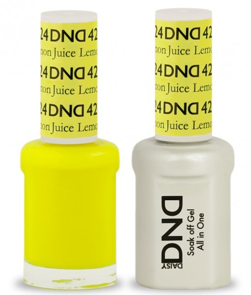 DND Gel & Lacquer – 424 Lemon Juice