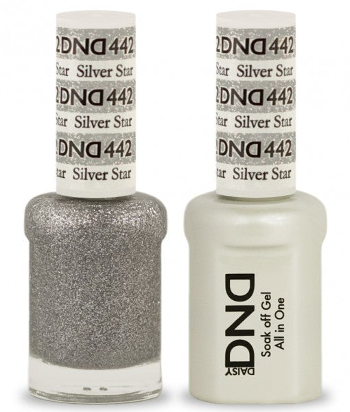 DND Gel & Lacquer – 442 Silver Star