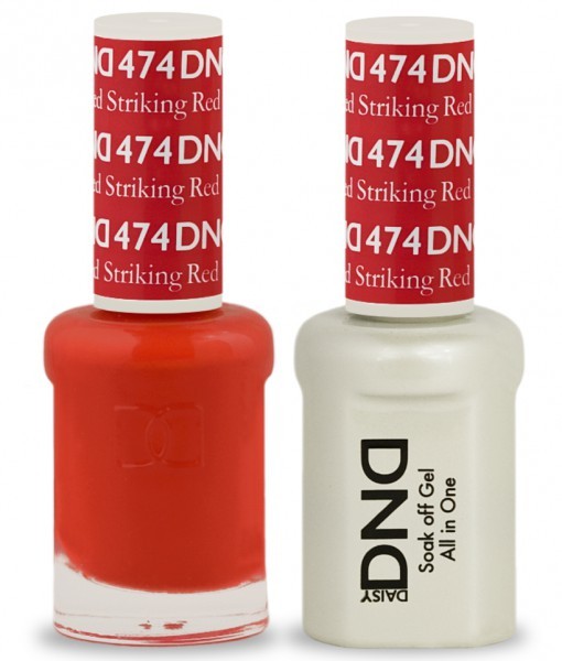 DND Gel & Lacquer – 474 Striking Red
