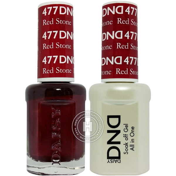 DND Gel & Lacquer – 477 Red Stone
