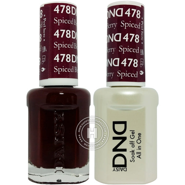 DND Gel & Lacquer – 478 Spiced Berry