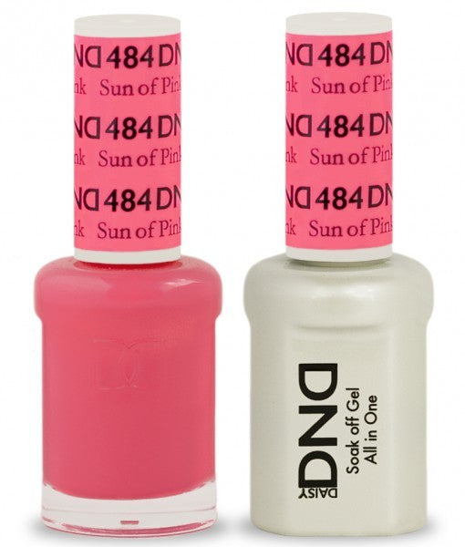 DND Gel & Lacquer – 484 Sun of Pink