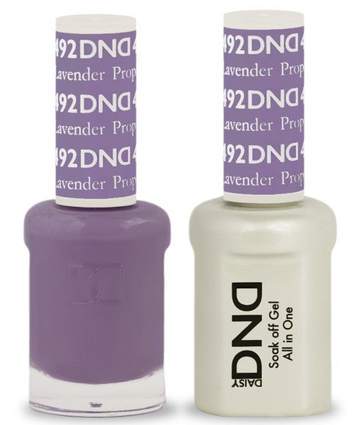 DND Gel & Lacquer – 492 Lavender Prophet