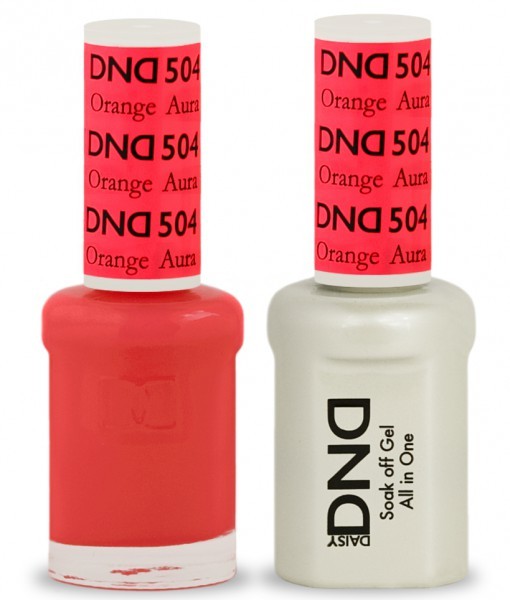 DND Gel & Lacquer – 504 Orange Aura