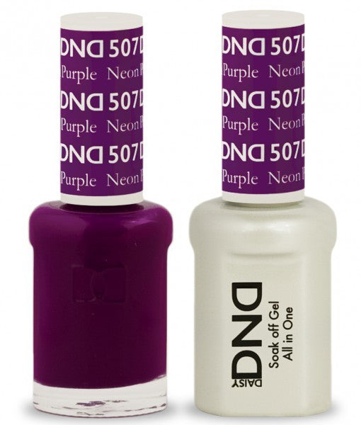 DND Gel & Lacquer – 507 Neon Purple