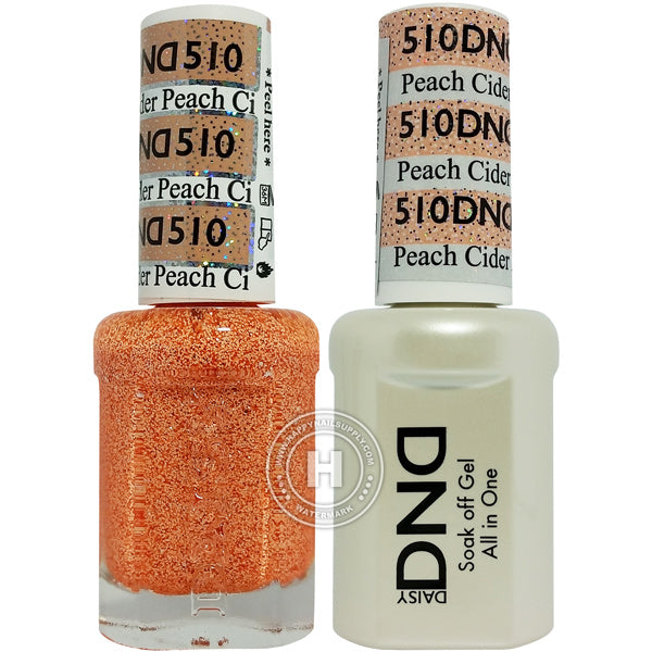 DND Gel & Lacquer – 510 Peach Cider
