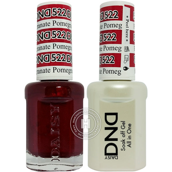 DND Gel & Lacquer – 522 Pomegranate