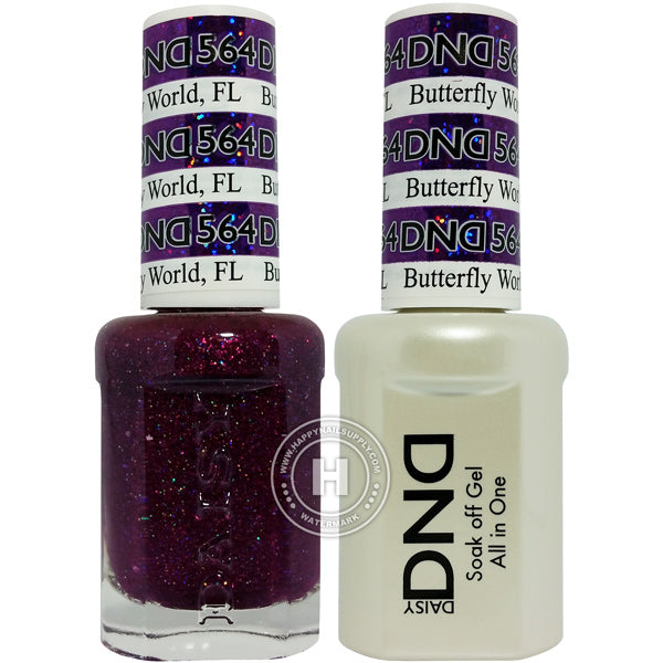 DND Gel & Lacquer – 564 Butterfly World, FL