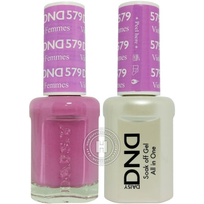 DND Gel & Lacquer – 579 Violet Femmes