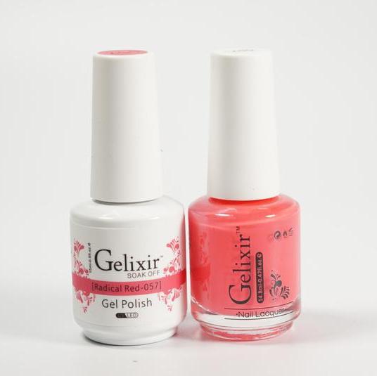 GELIXIR Duo Gel & Matching Polish -Radical Red GL057
