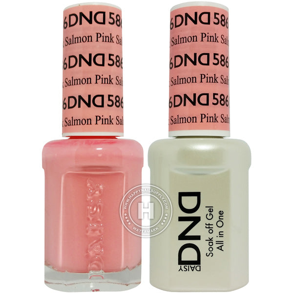 DND Gel & Lacquer – 586 Pink Salmon