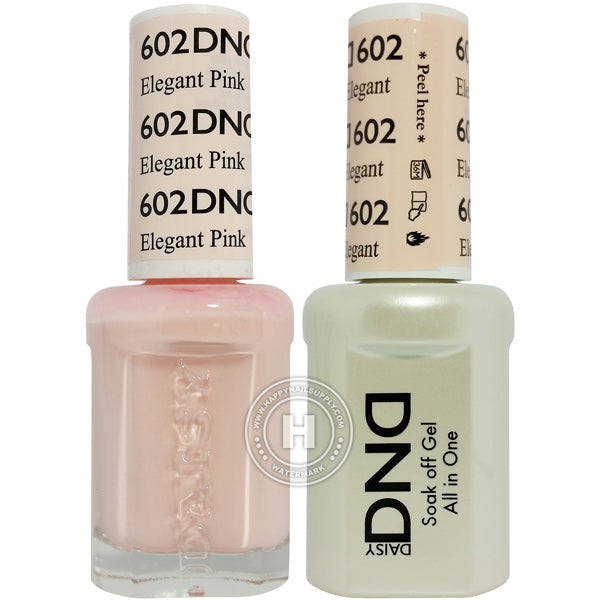 DND Gel & Lacquer – 602 Elegant Pink