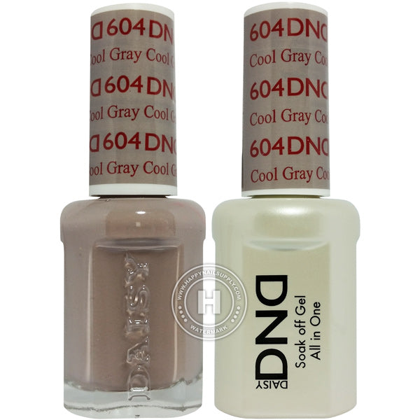DND Gel & Lacquer – 604 Cool Gray