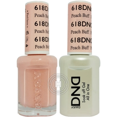 DND Gel & Lacquer – 618 Peach Buff