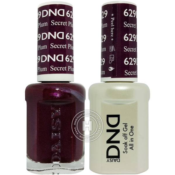 DND Gel & Lacquer – 629 Secret Plum