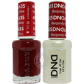 DND Gel & Lacquer – 635 Burgundy Mist