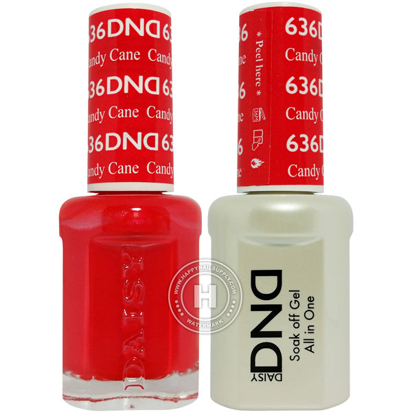 DND Gel & Lacquer – 636 Candy Cane