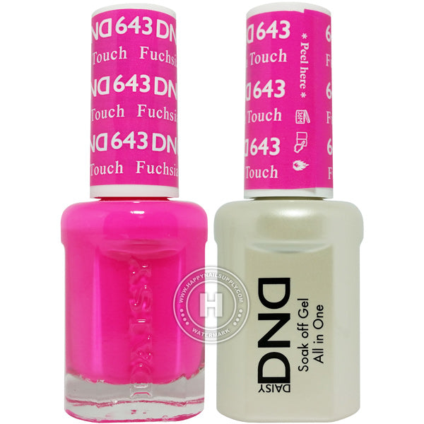 DND Gel & Lacquer – 643 Fuchsia Touch