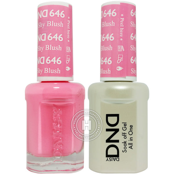 DND Gel & Lacquer – 646 Shy Blush