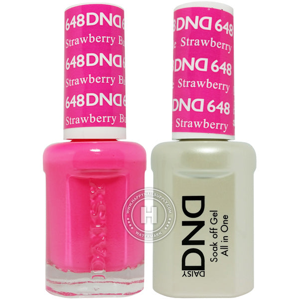 DND Gel & Lacquer – 648 Strawberry Bubble