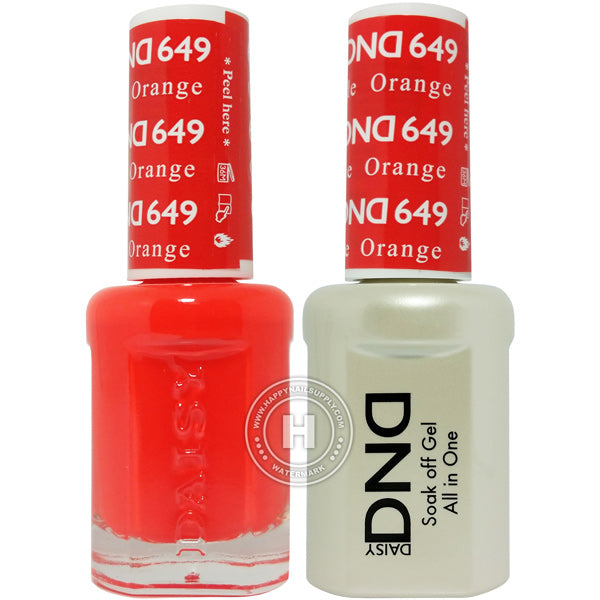 DND Gel & Lacquer – 649 Orange Creamsicle