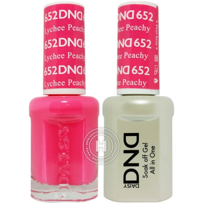 DND Gel & Lacquer – 652 Lychee Peachy