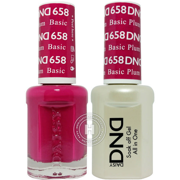 DND Gel & Lacquer – 658 Basic Plum