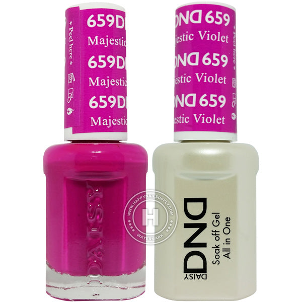 DND Gel & Lacquer – 659 Majestic Violet