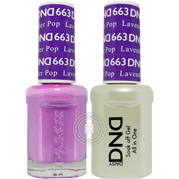 DND Gel & Lacquer – 663 Lavender Pop